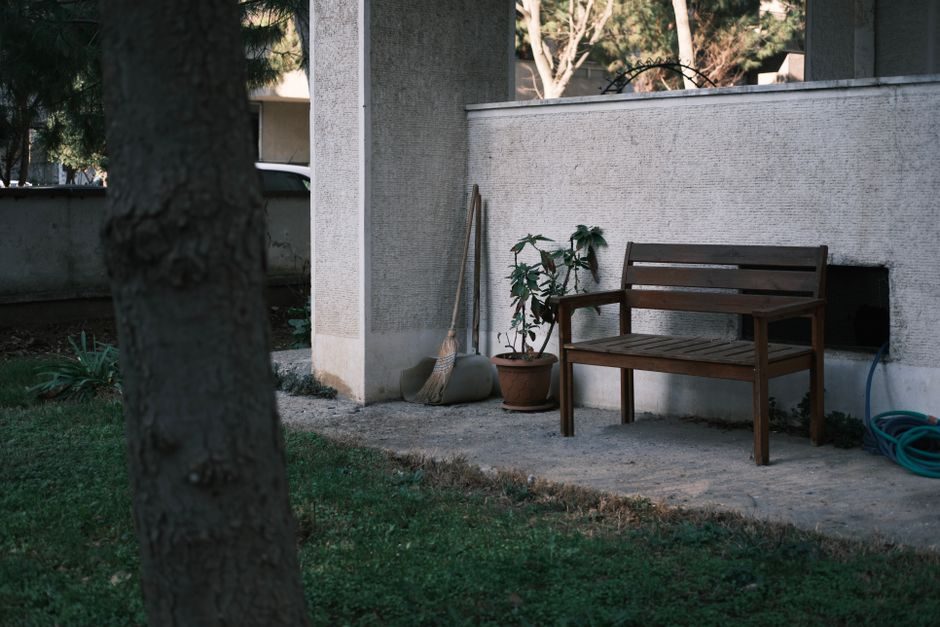 A Slatted Softwood Garden Bench