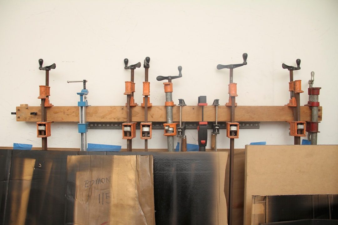 A Wall-Mounted Clamp Rack